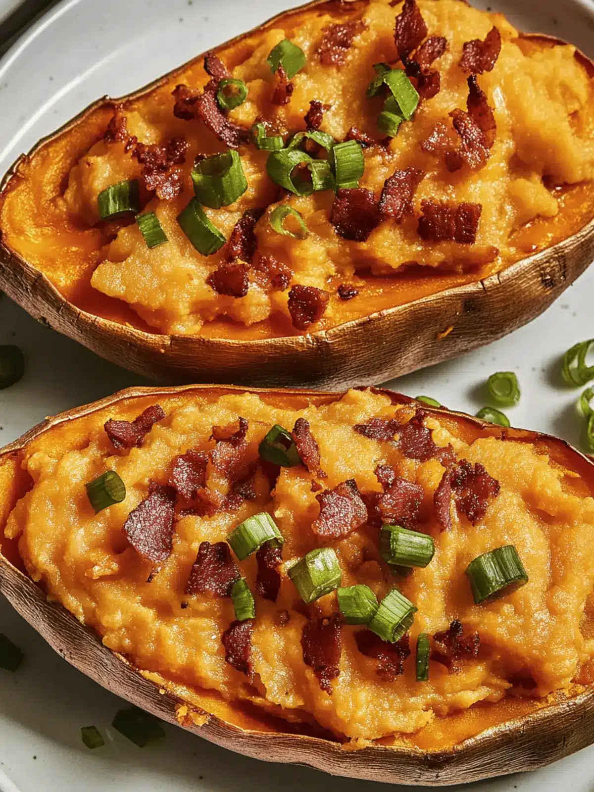 Twice Baked Sweet Potatoes