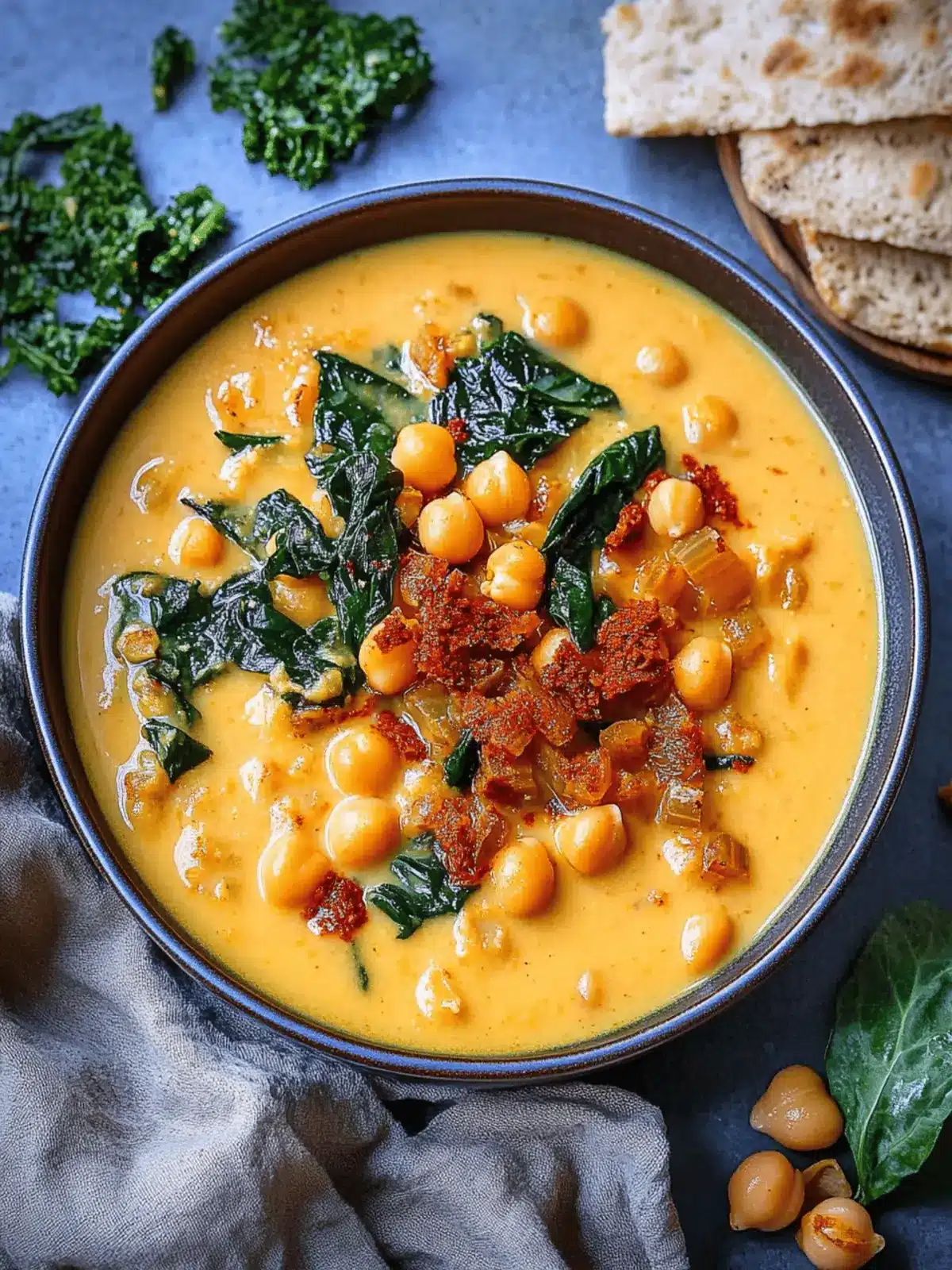 Creamy Tuscan Chickpea Soup