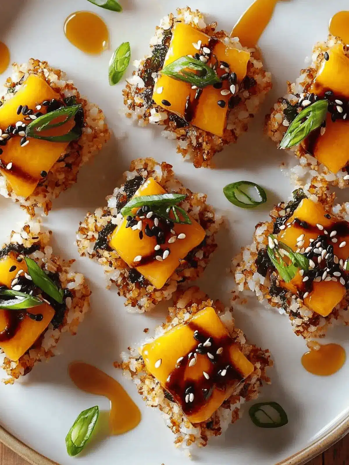 Spicy Mango Crispy Rice Sushi: A Crunchy Flavor Adventure 3 Spicy Mango Crispy Rice Sushi