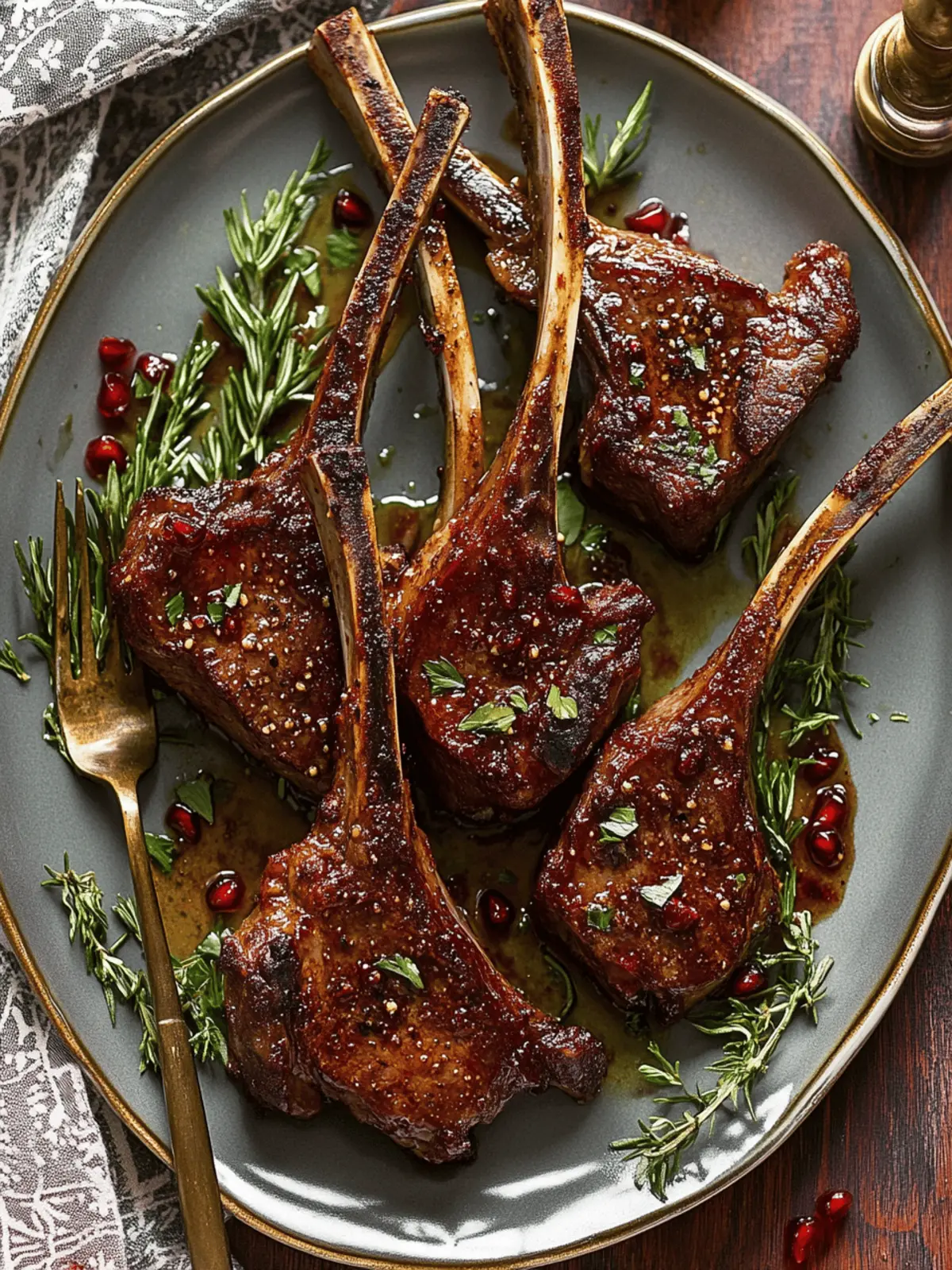 Savor the Flavor: Easy Pomegranate Lamb Chops at Home 3 Pomegranate Lamb Chops