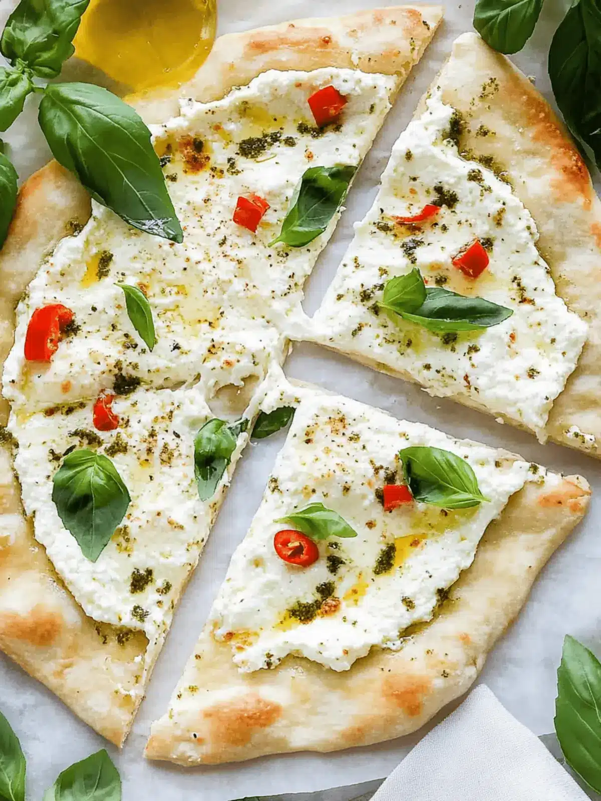 Ricotta Pizza