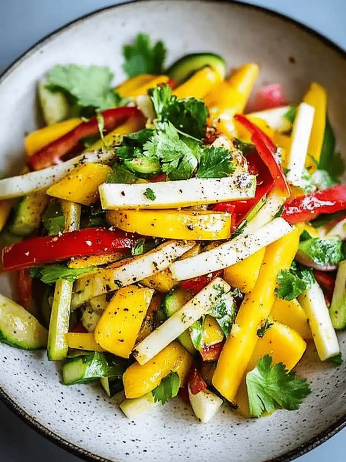 Spicy Mango & Jicama Street Salad