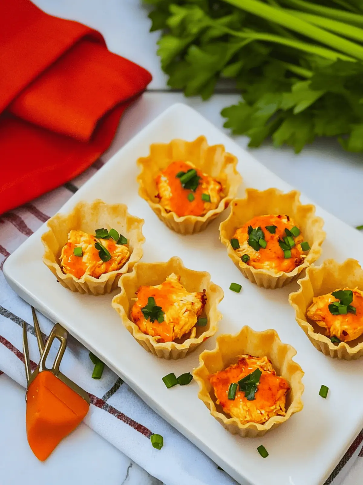 Buffalo Chicken Cups