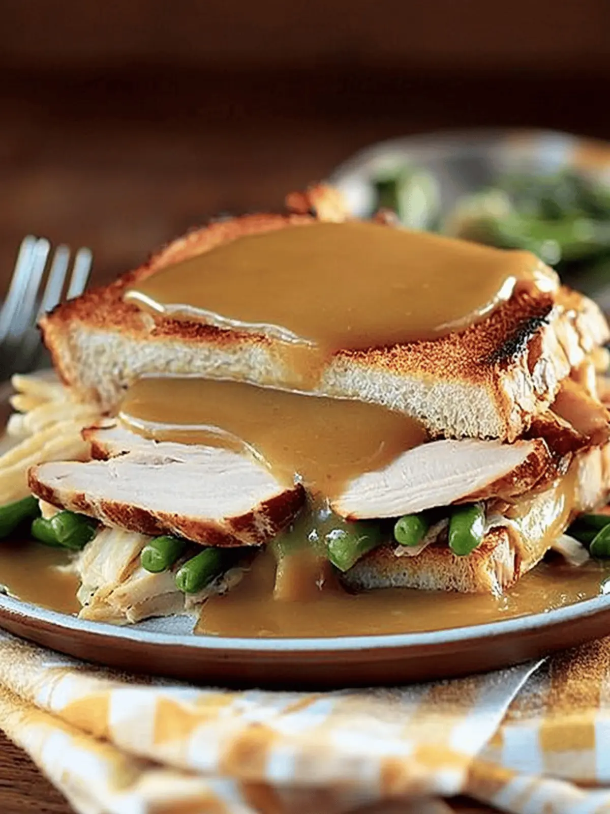 Hot Turkey Sandwich with Gravy