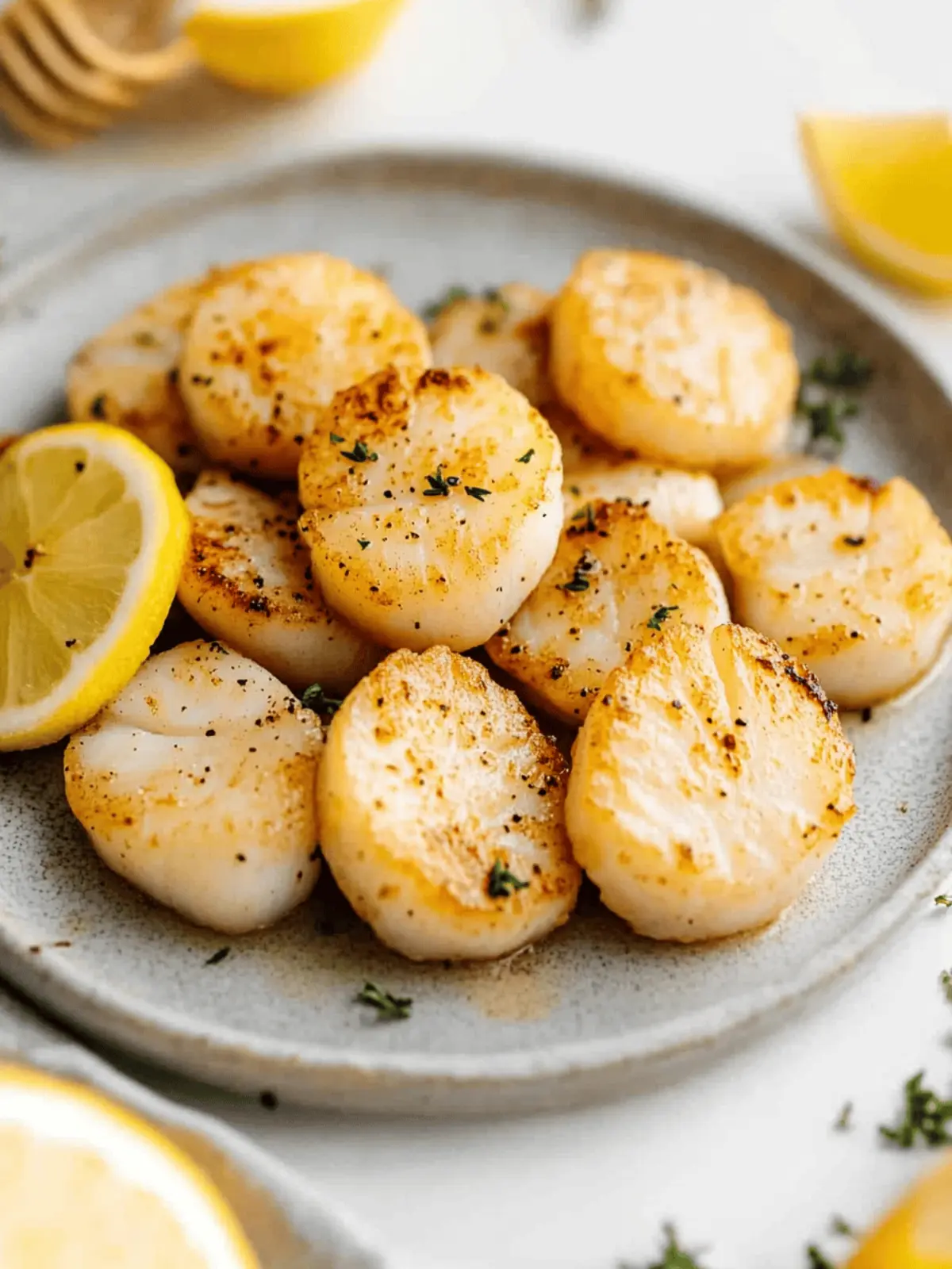 Broiled Scallops