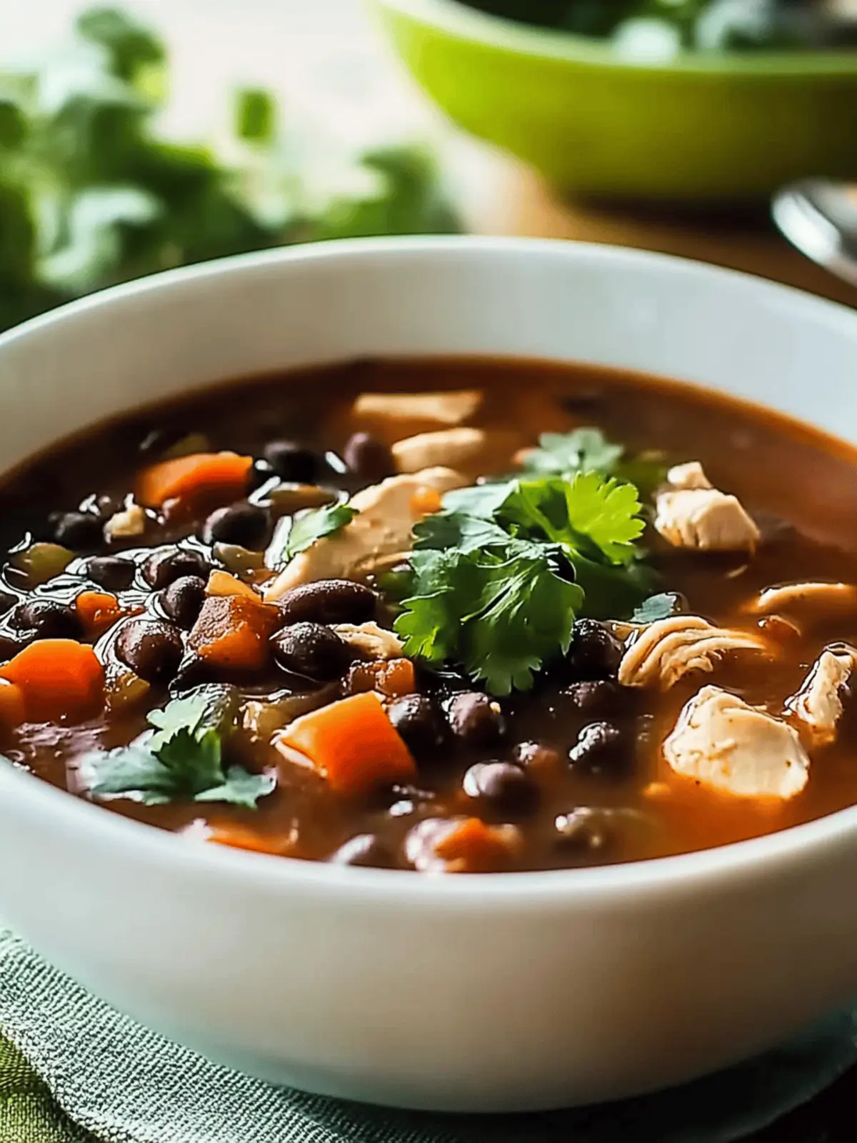 Chicken Black Bean Soup