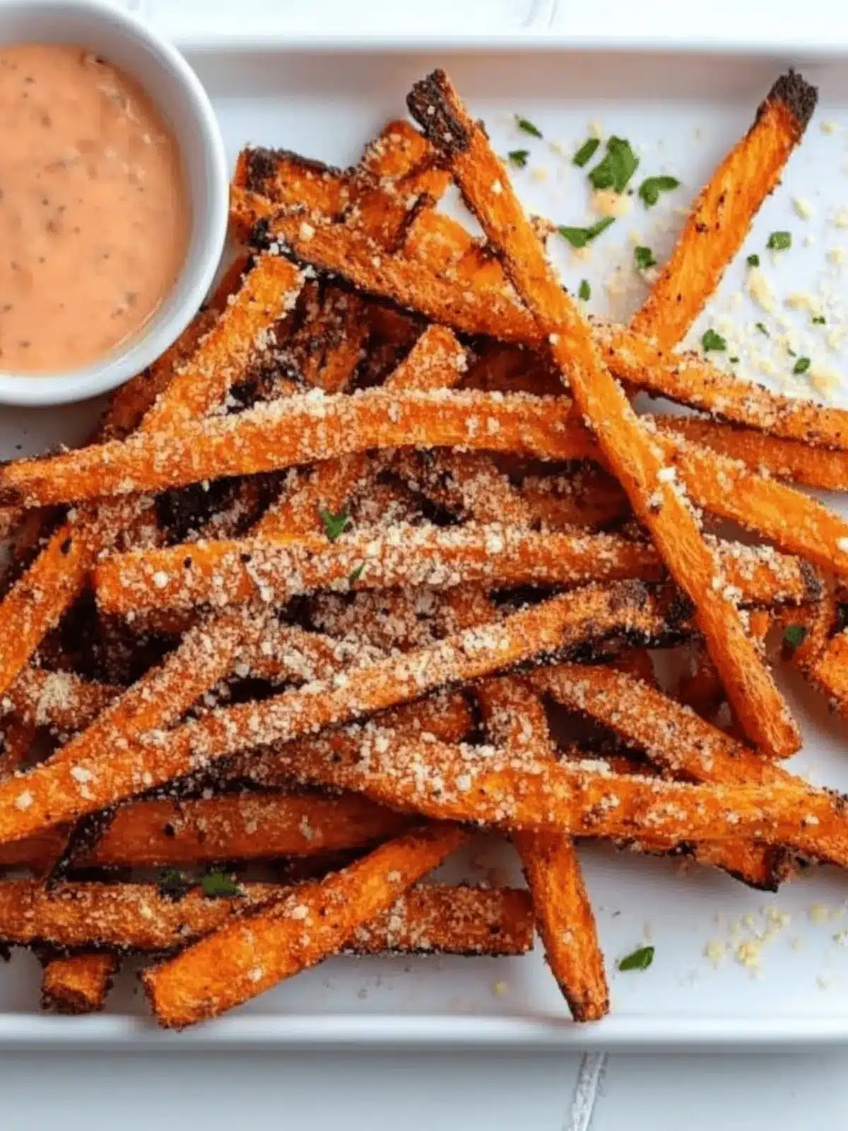 Garlic Parmesan Air Fryer Carrot Fries