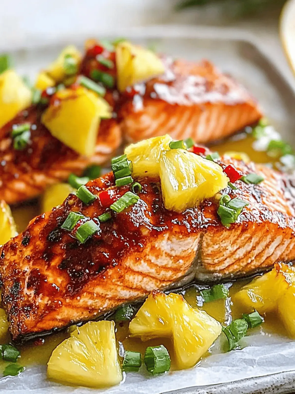 Pineapple Glazed Salmon