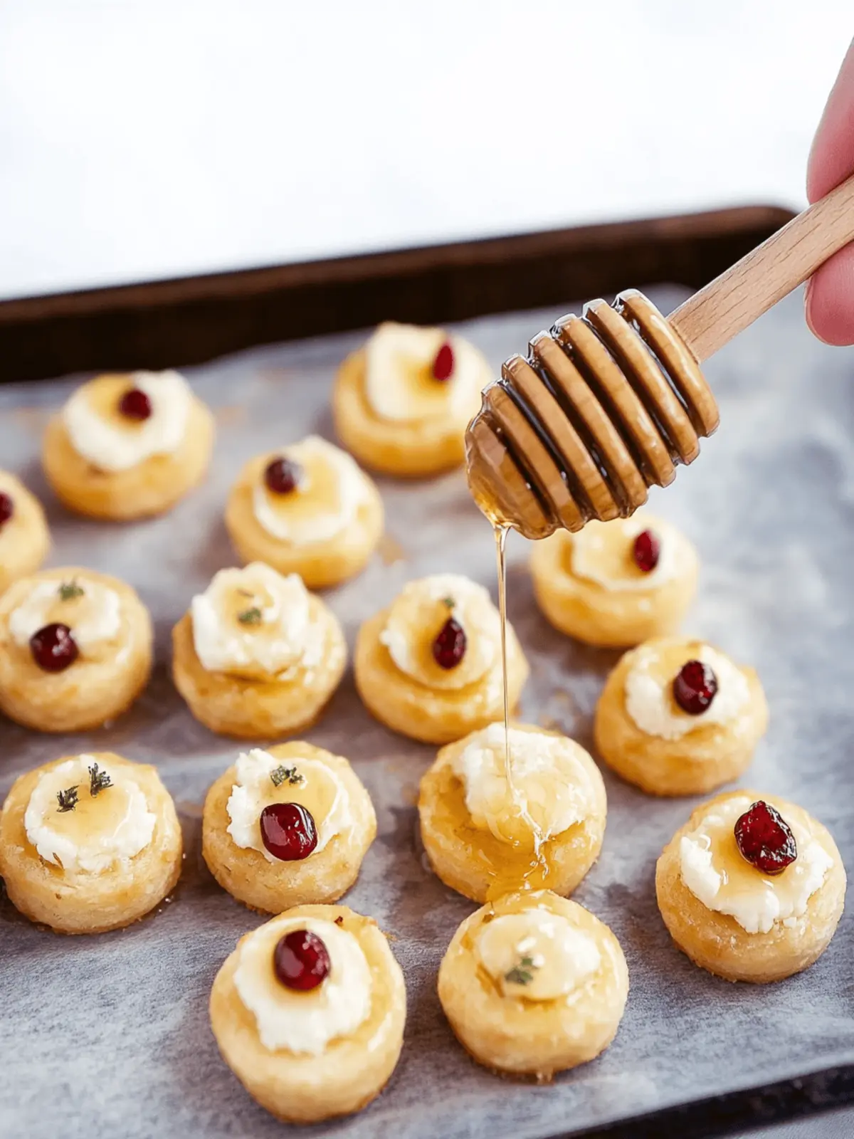 Goat Cheese and Honey Bites