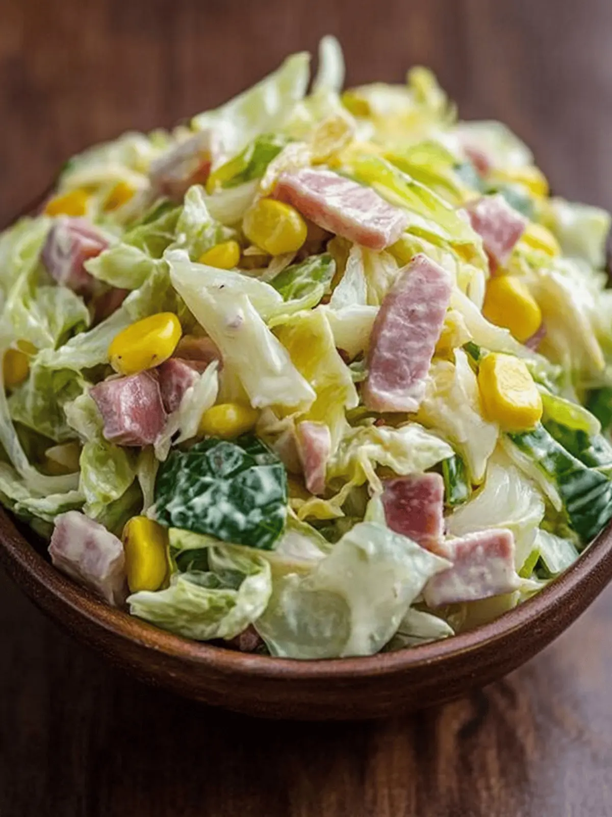 Cabbage and Ham Salad