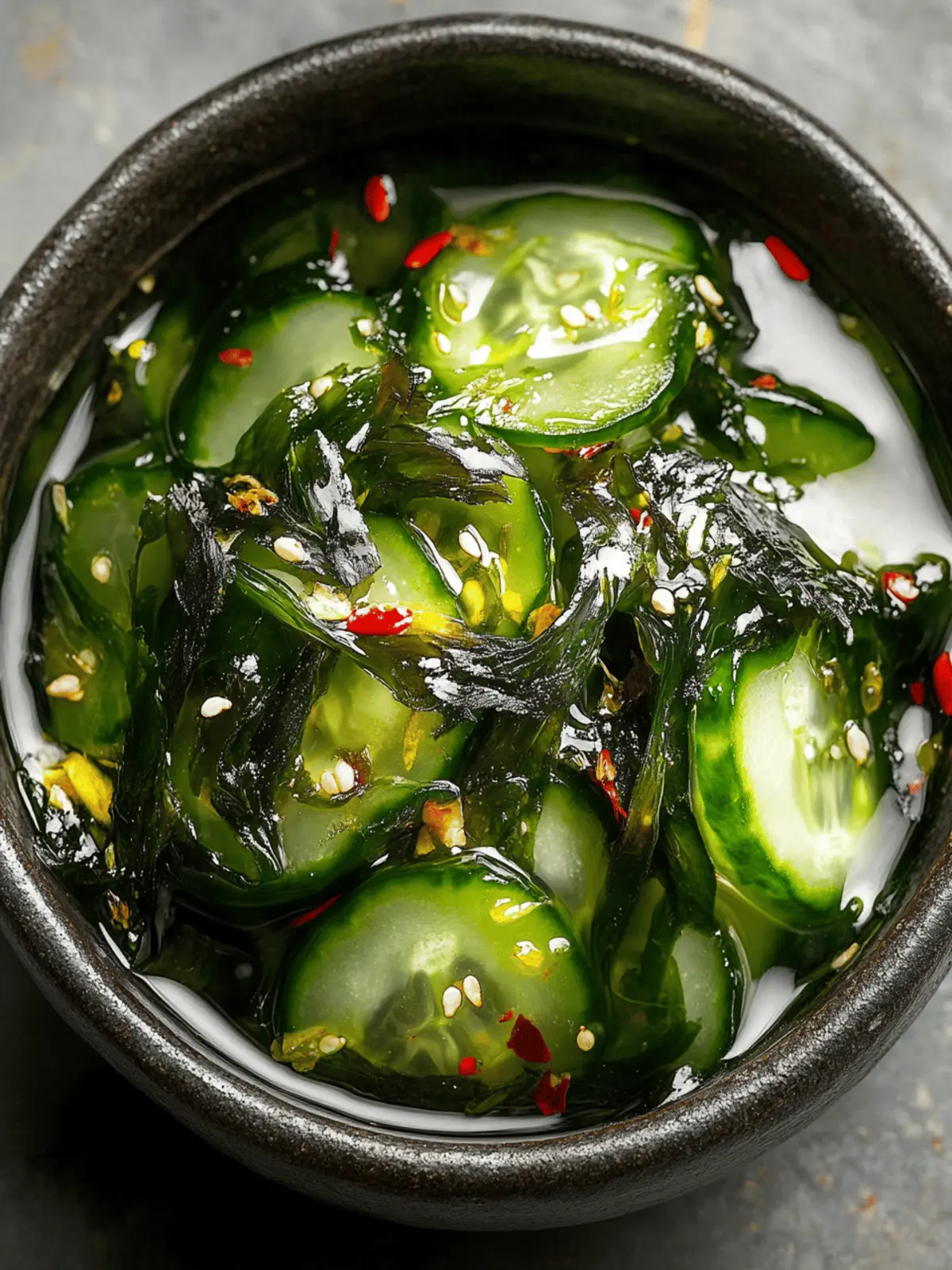 Cucumber Seaweed Salad