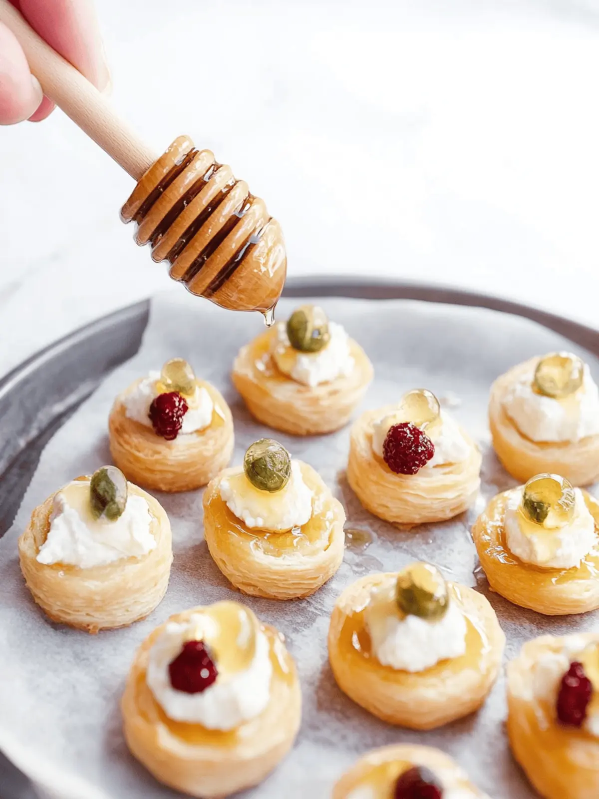 Goat Cheese and Honey Bites