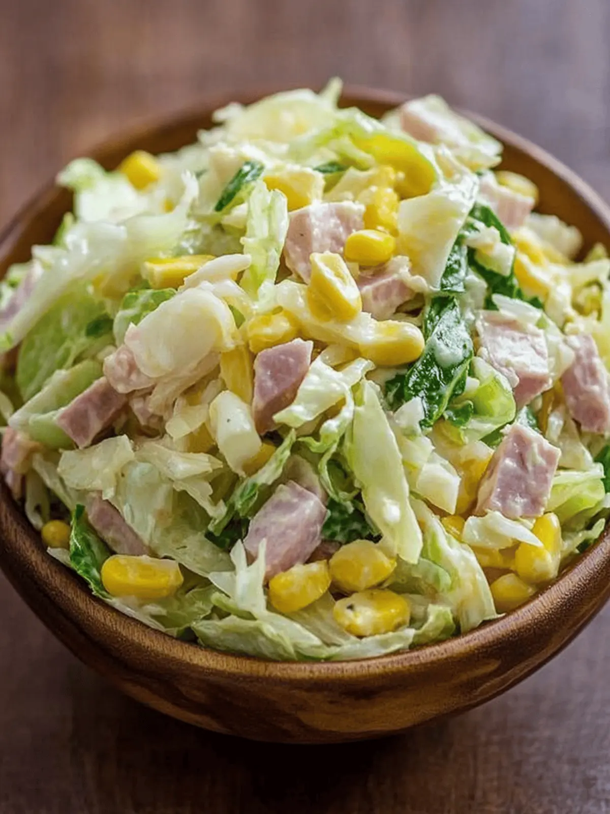 Cabbage and Ham Salad