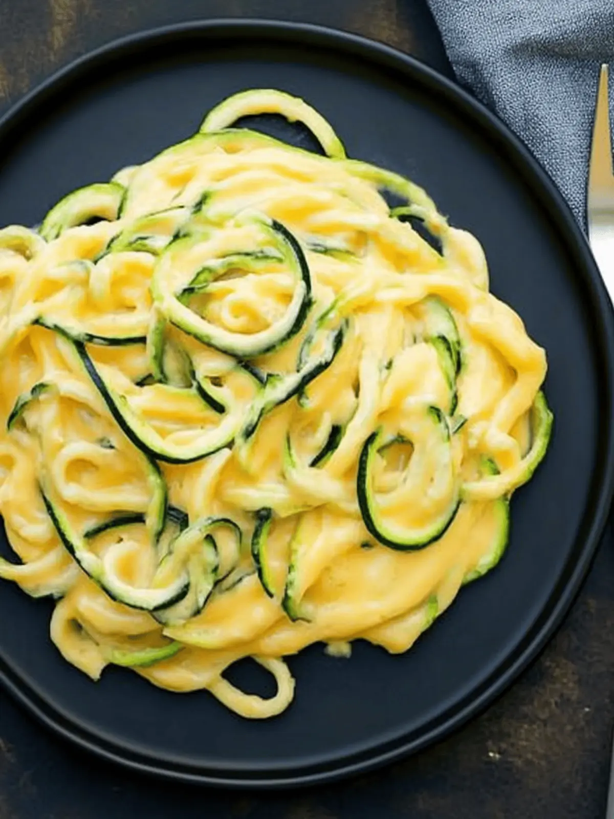 Zucchini Noodles Mac & Cheese