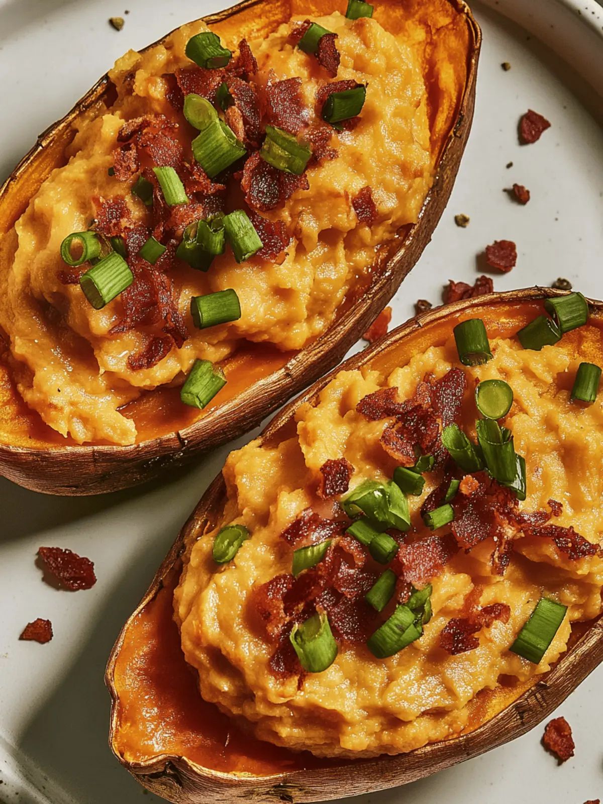 Twice Baked Sweet Potatoes