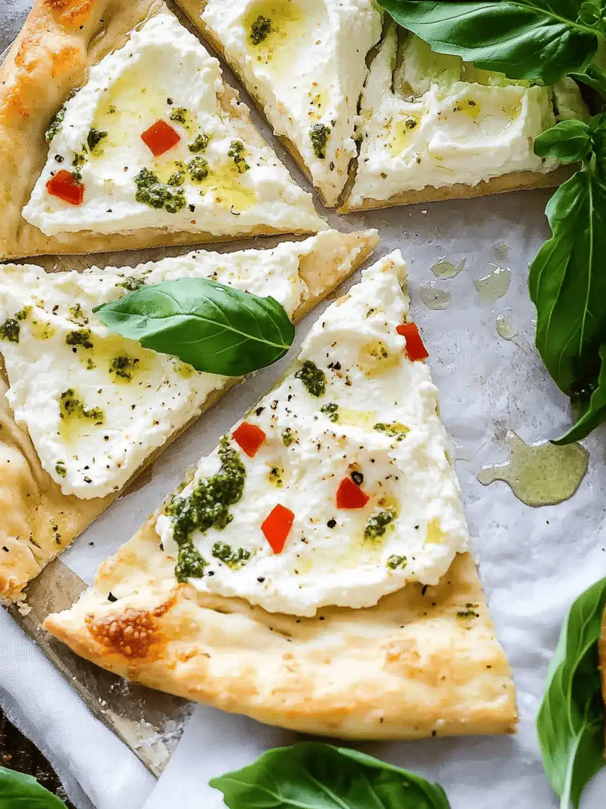 Ricotta Pizza