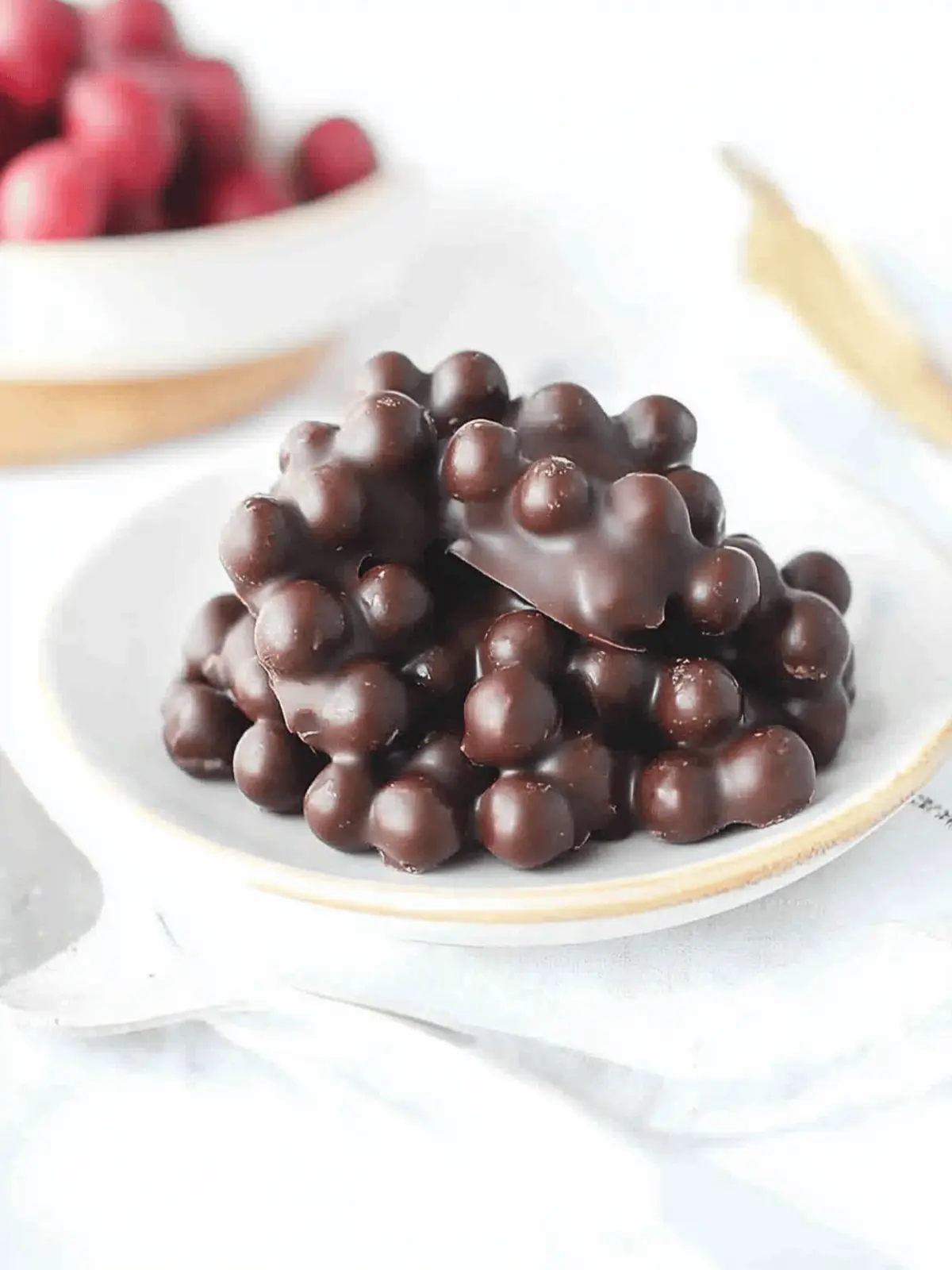 Chocolate-Covered Chickpeas