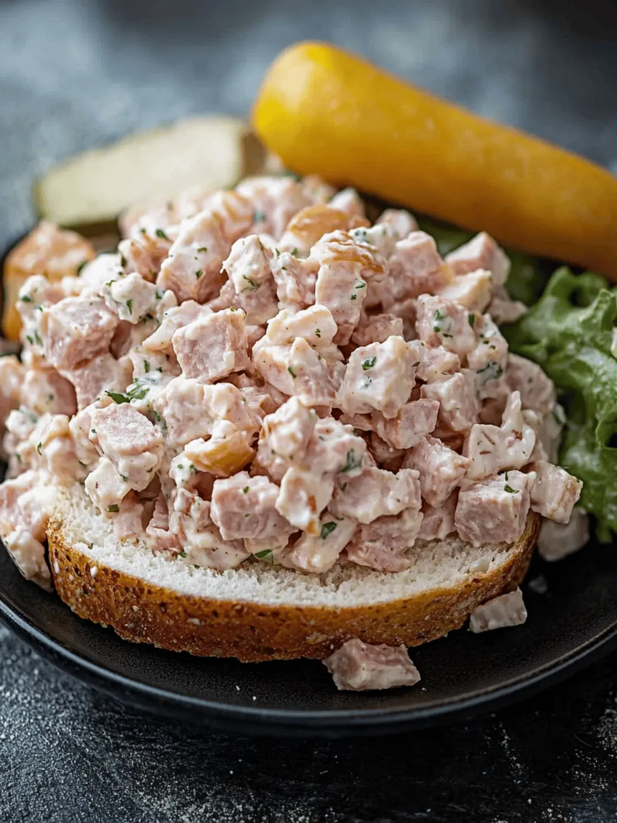Ultimate Ham Salad Recipe That's Perfect for Snacking 2 Ham Salad