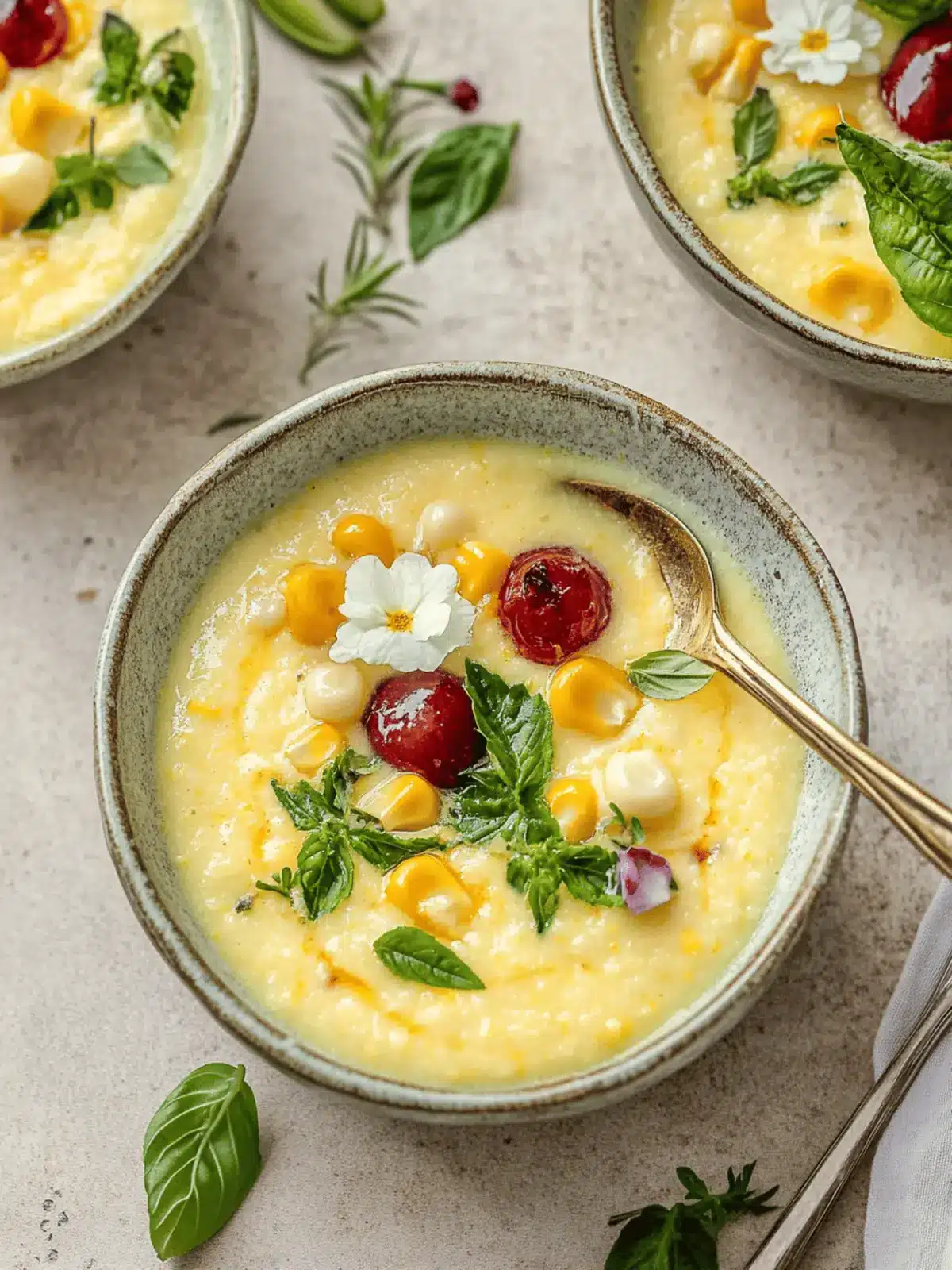 Summer Sweet Corn Gazpacho