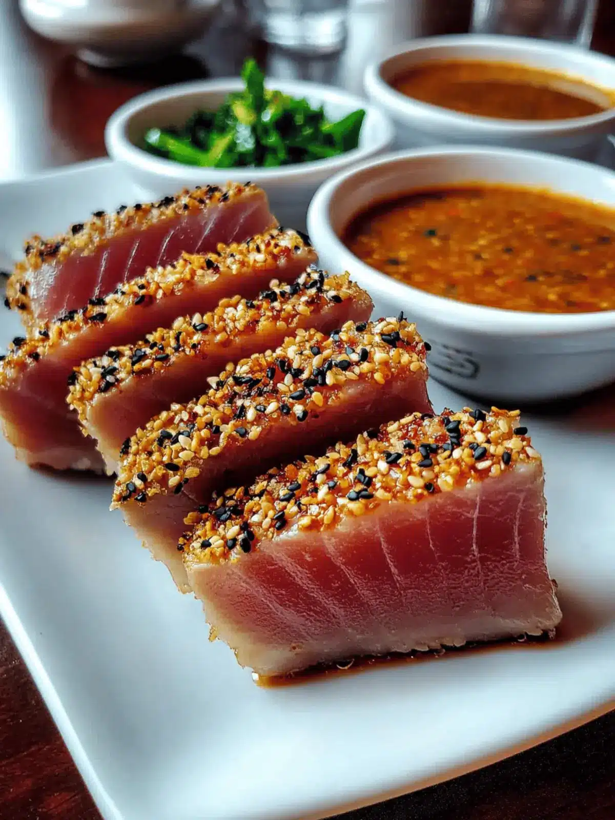 Irresistible Sesame-Crusted Tuna Steak in Just 10 Minutes 4 Sesame-Crusted Tuna Steak