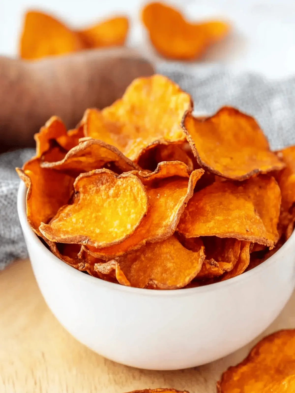 Air Fryer Sweet Potato Chips