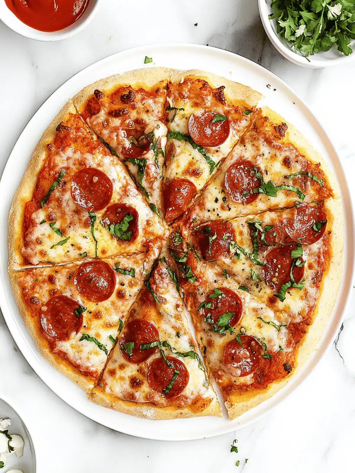 Cottage Cheese Pizza Flatbread