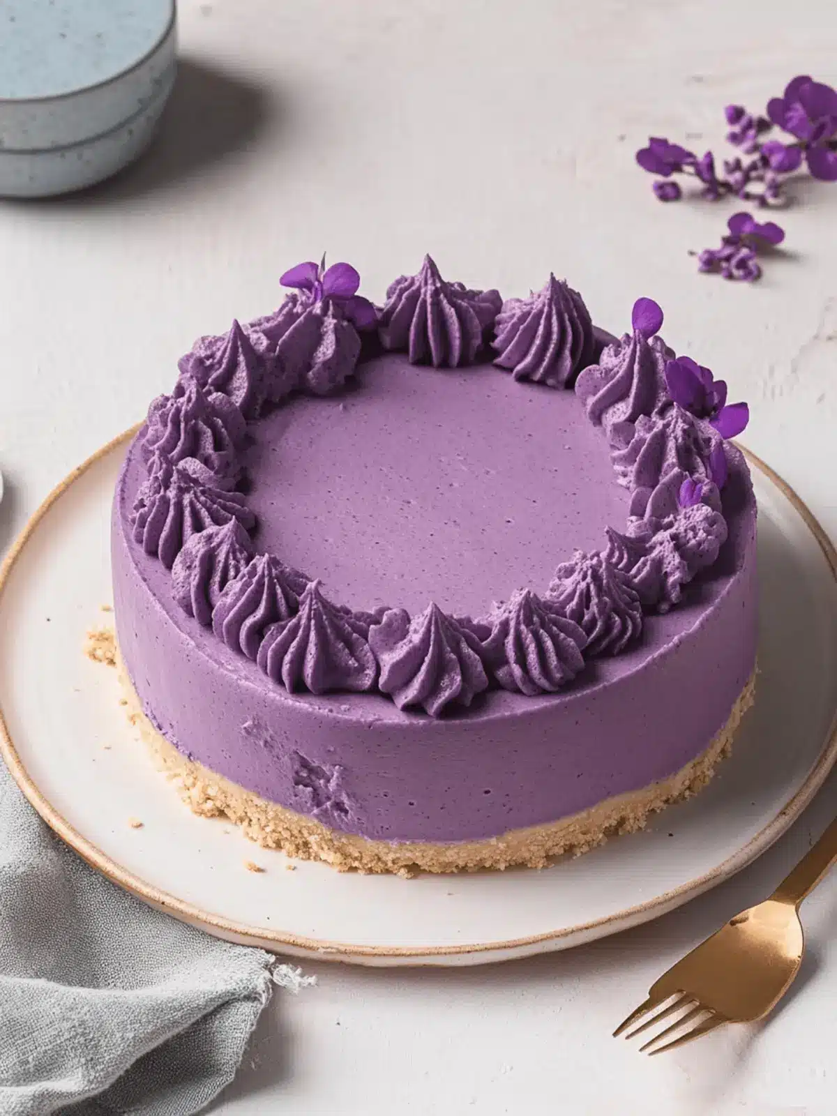 Ube Cheesecake