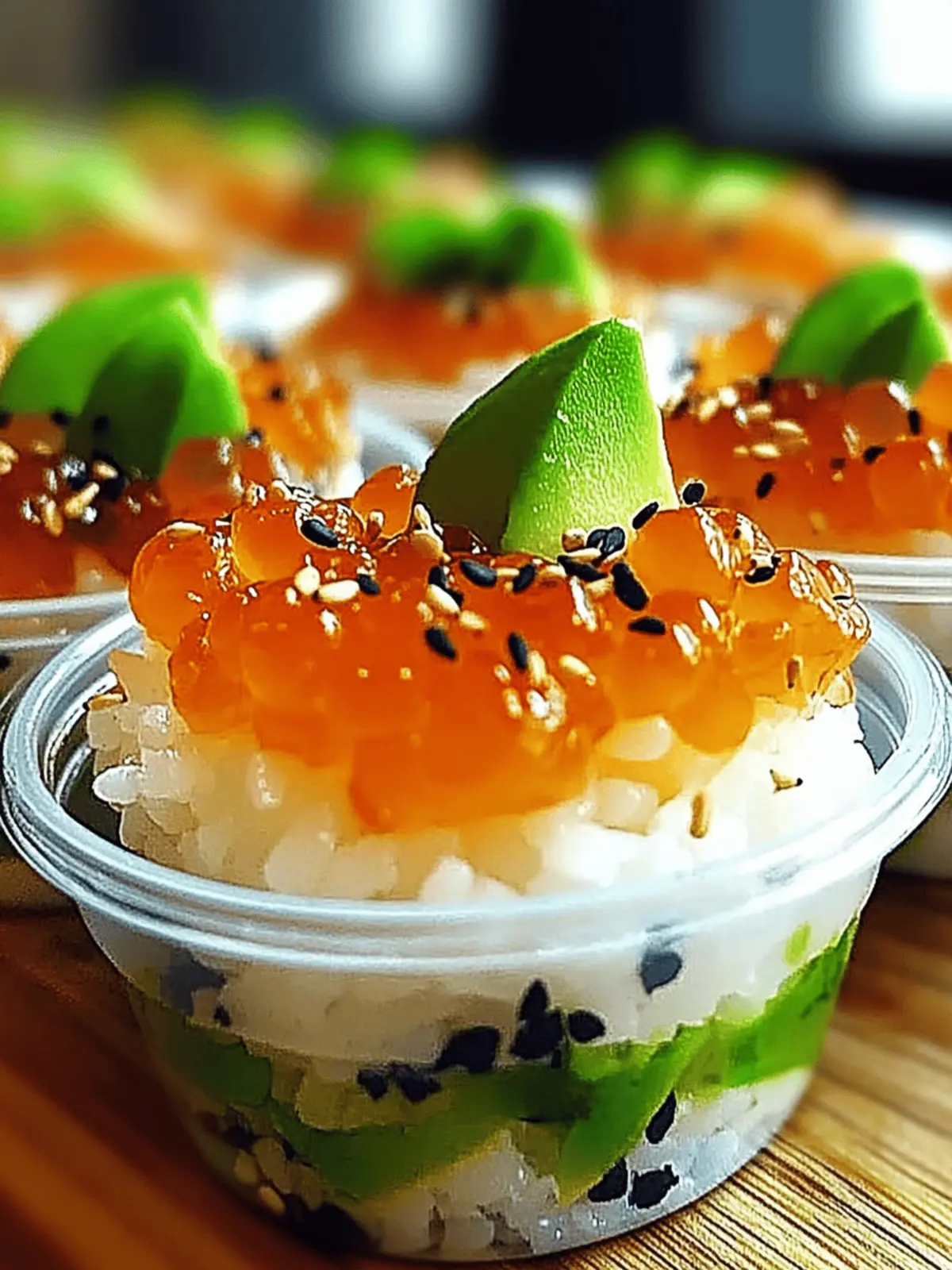 Sushi Cups
