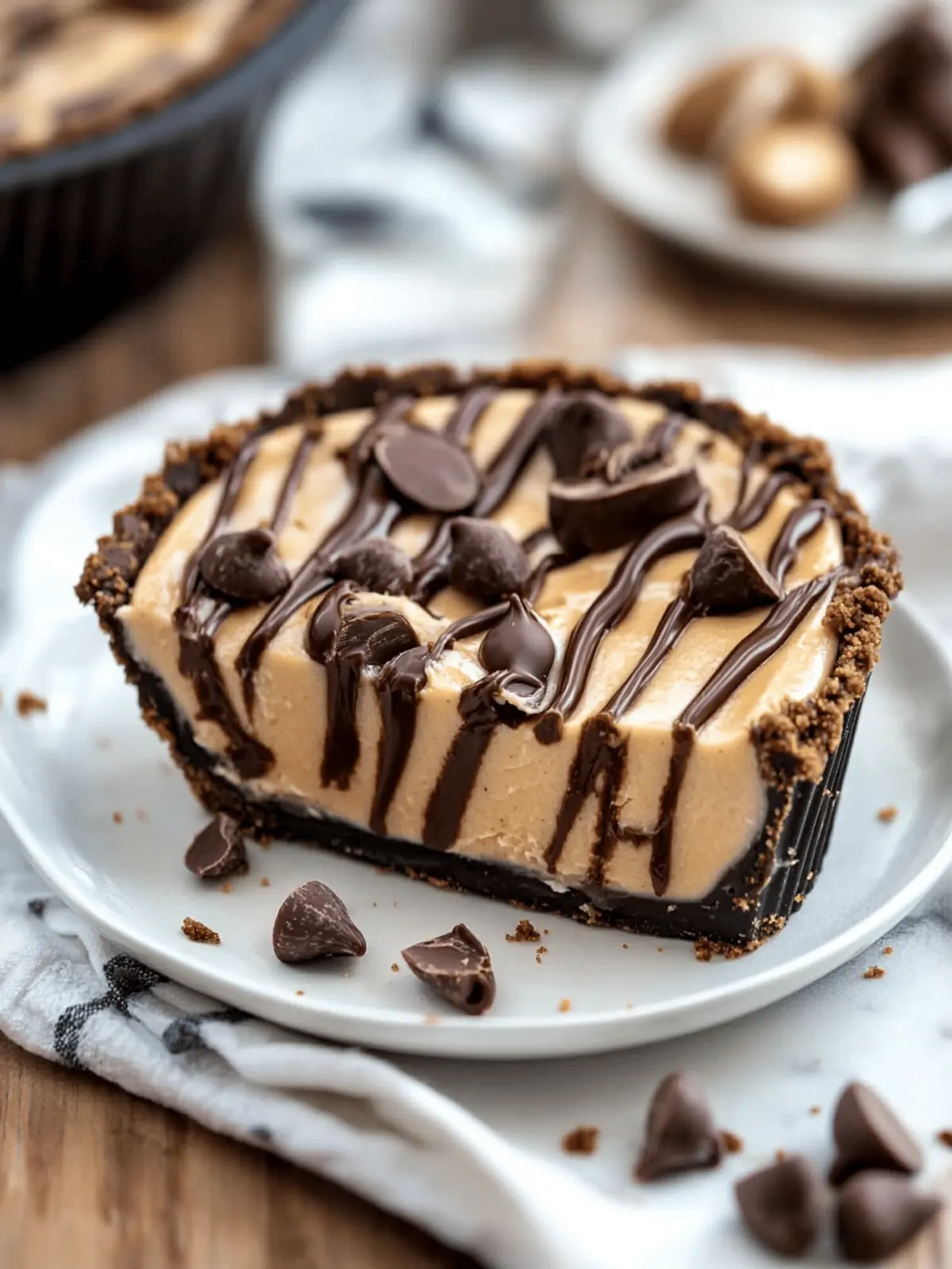 Indulge in Chocolate Peanut Butter Swirl Pie Bliss 2 Chocolate Peanut Butter Swirl Pie