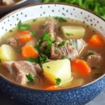 Pork Rib Soup with Potatoes and Carrots