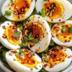 Spicy Chili Garlic Eggs