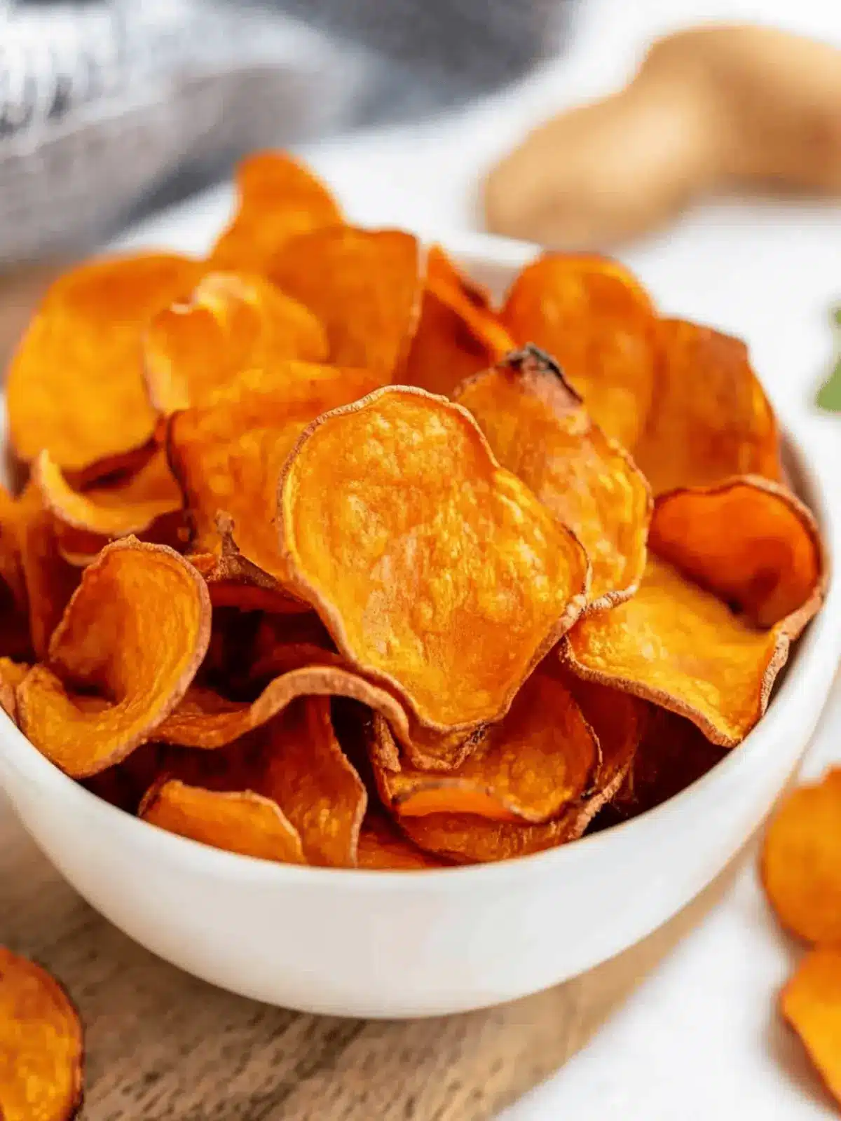 Crispy Air Fryer Sweet Potato Chips You’ll Love to Snack On 2 Air Fryer Sweet Potato Chips
