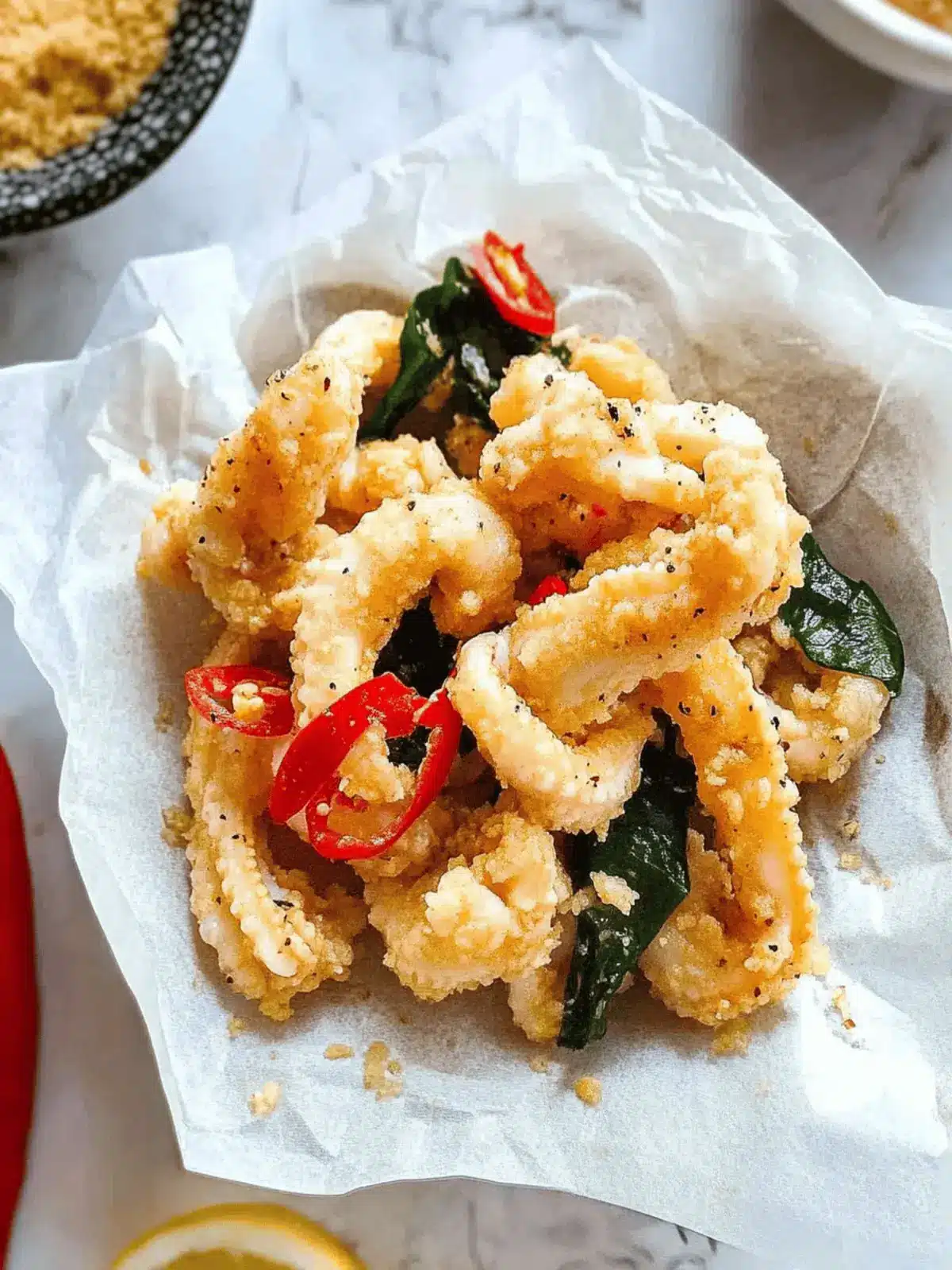 Crispy Salt and Pepper Squid: A Flavorful Homemade Delight 2 Salt and Pepper Squid