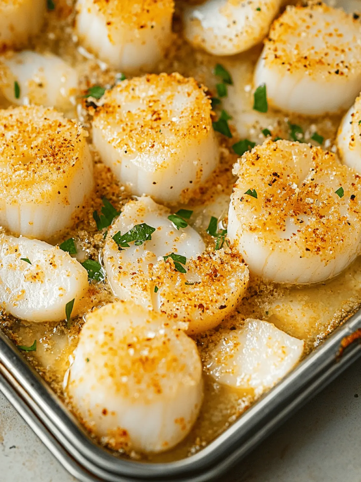 Crispy Baked Scallops: A Simple Gourmet Delight at Home 2 Baked Scallops