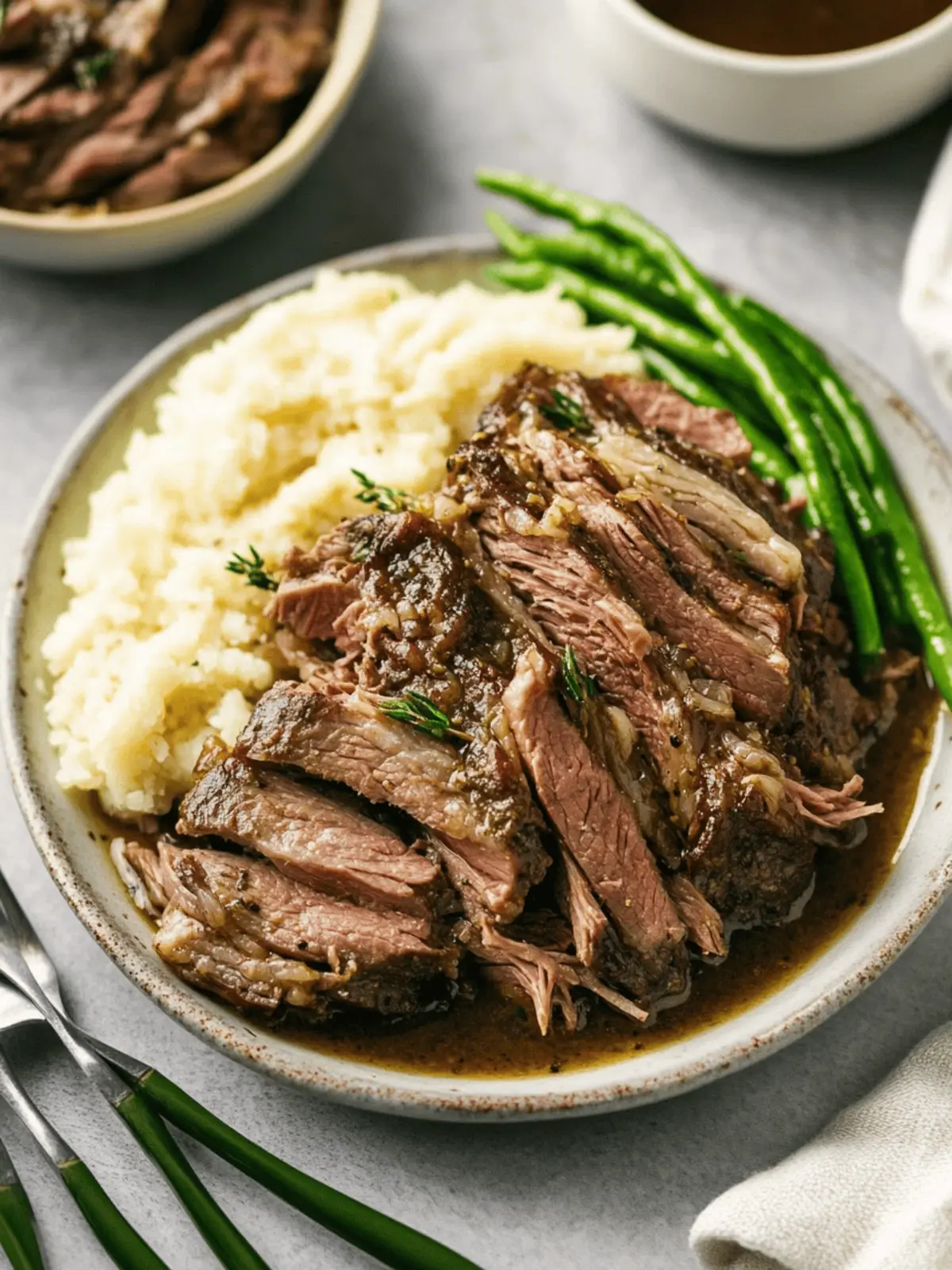 Tender Shredded Sirloin Tip Roast