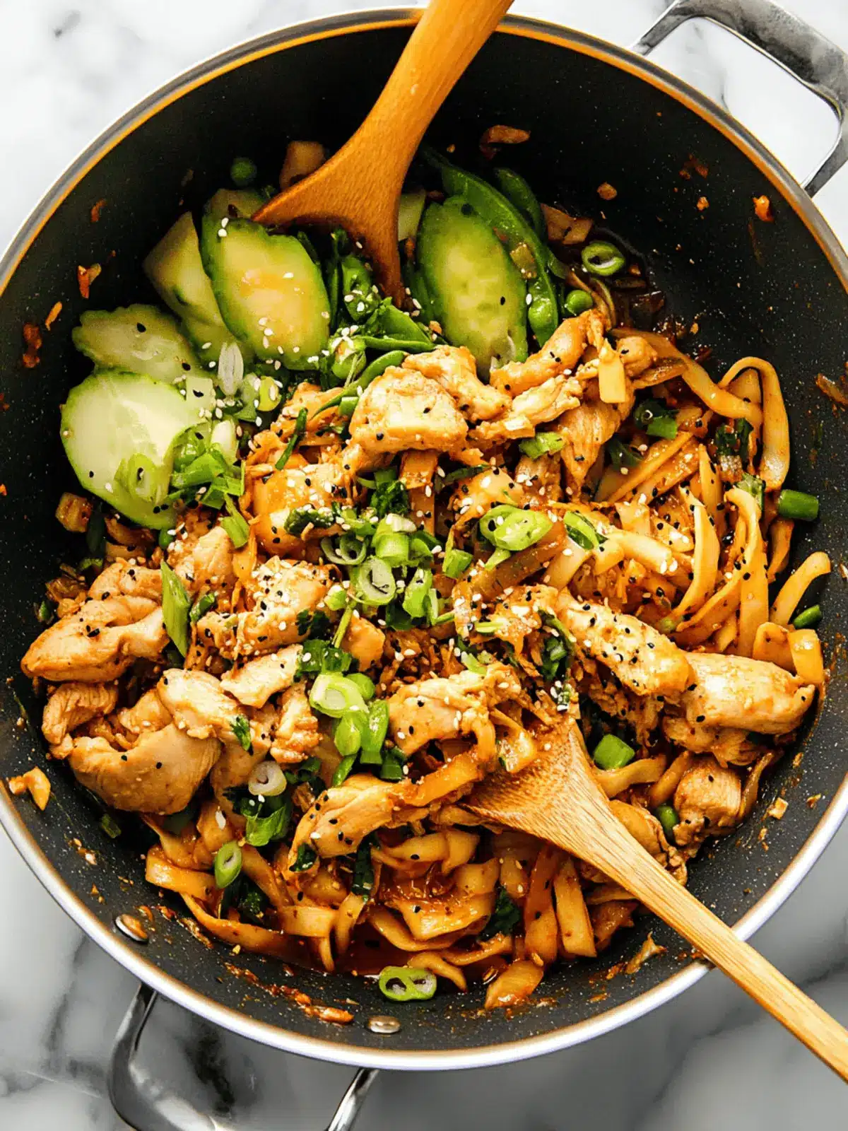 Kimchi Chicken Stir Fry