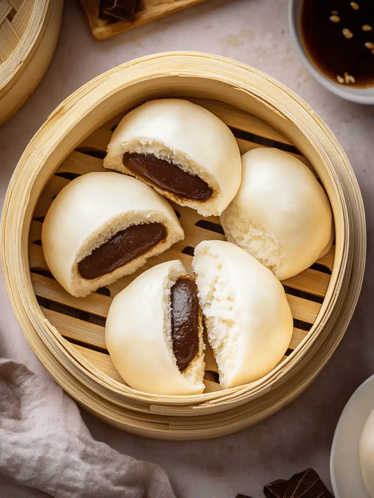 Chocolate Steamed Buns