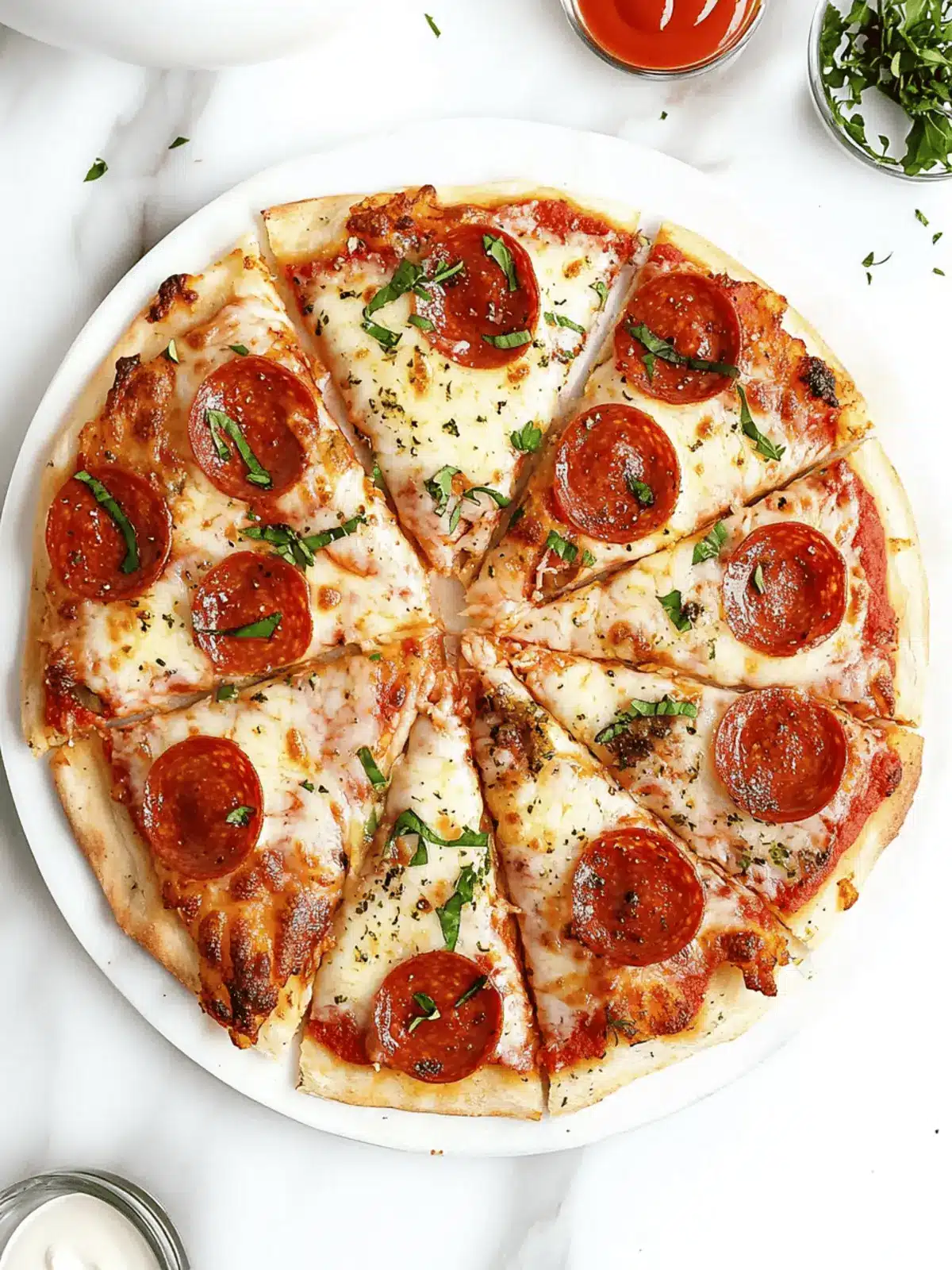 Cottage Cheese Pizza Flatbread