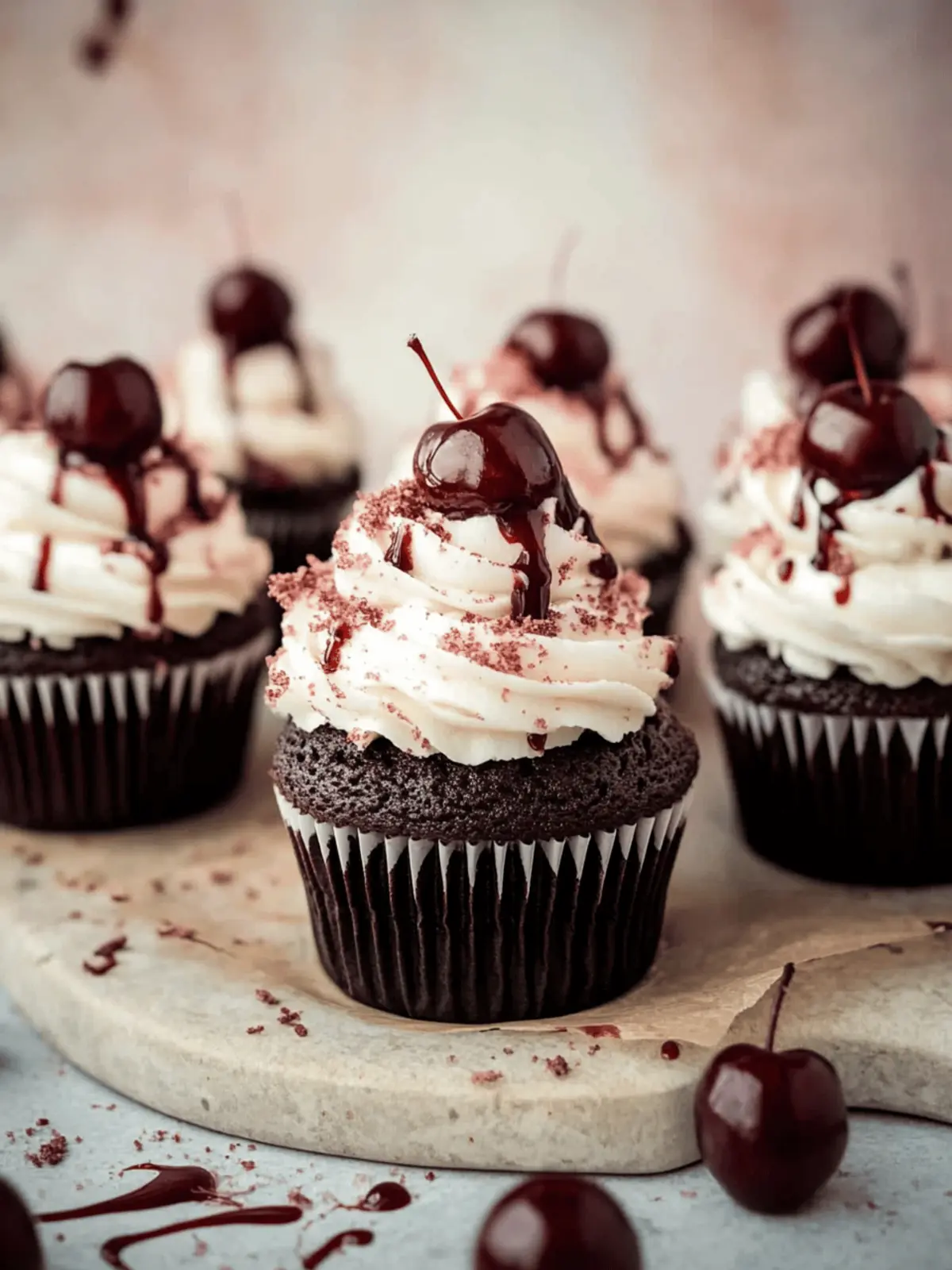 Black Forest Cupcakes