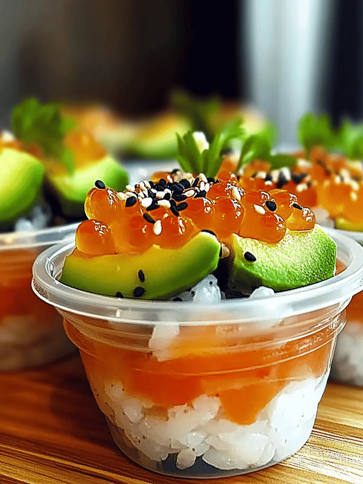 Sushi Cups