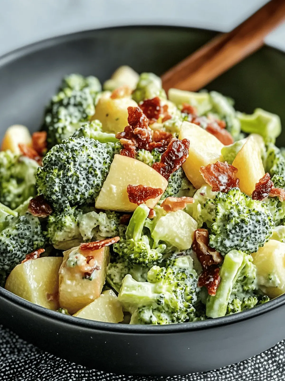 Crisp and Colorful Honeycrisp Apple Broccoli Salad Delight 2 Honeycrisp Apple Broccoli Salad