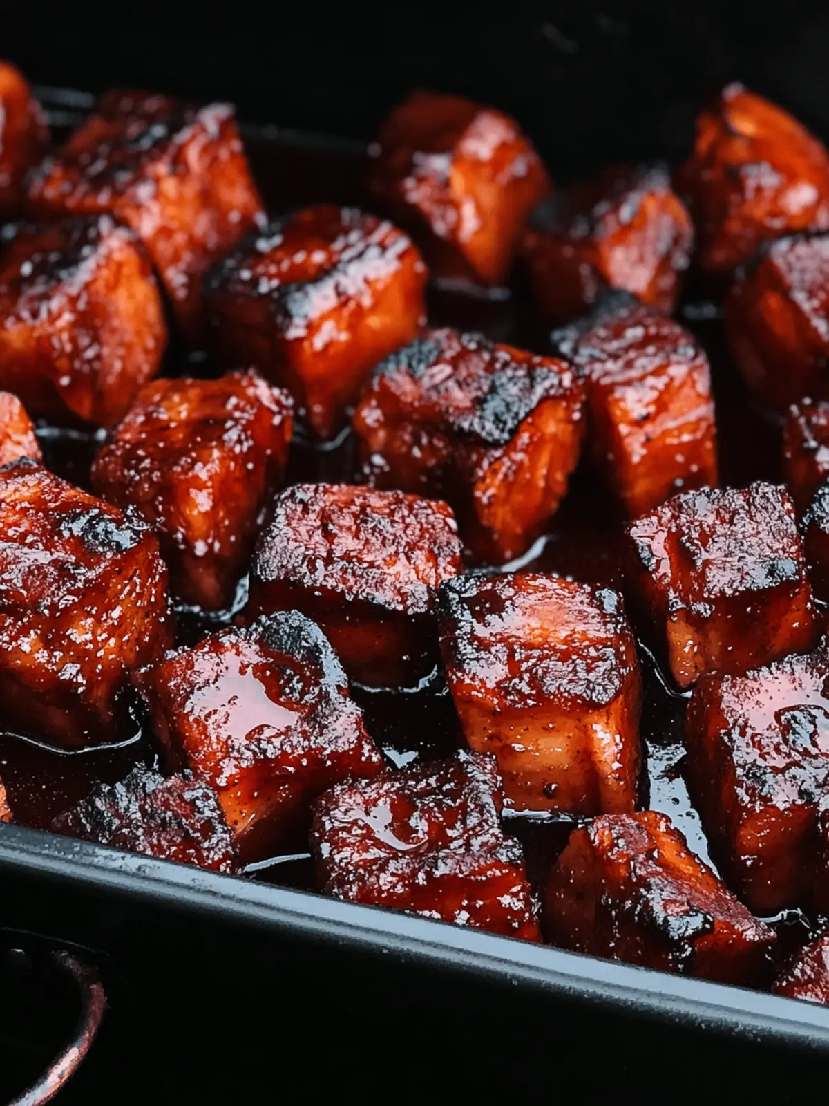 Bourbon Pork Belly Burnt Ends