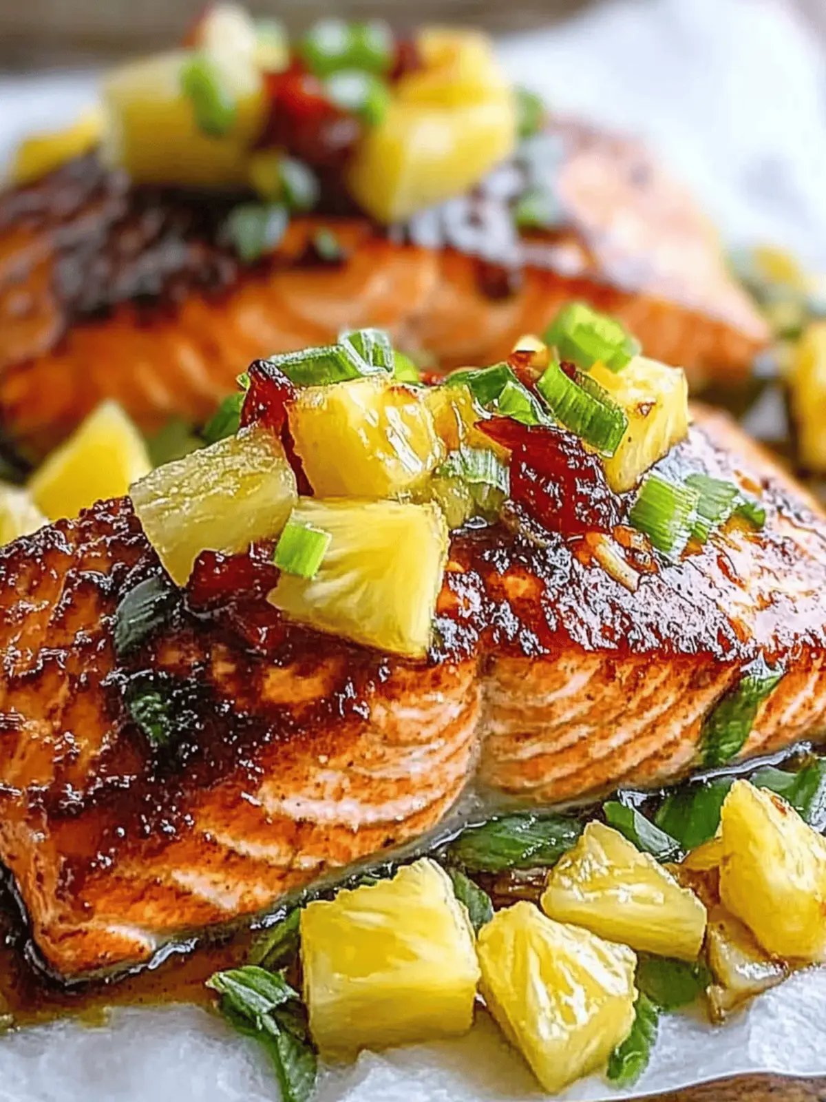Pineapple Glazed Salmon