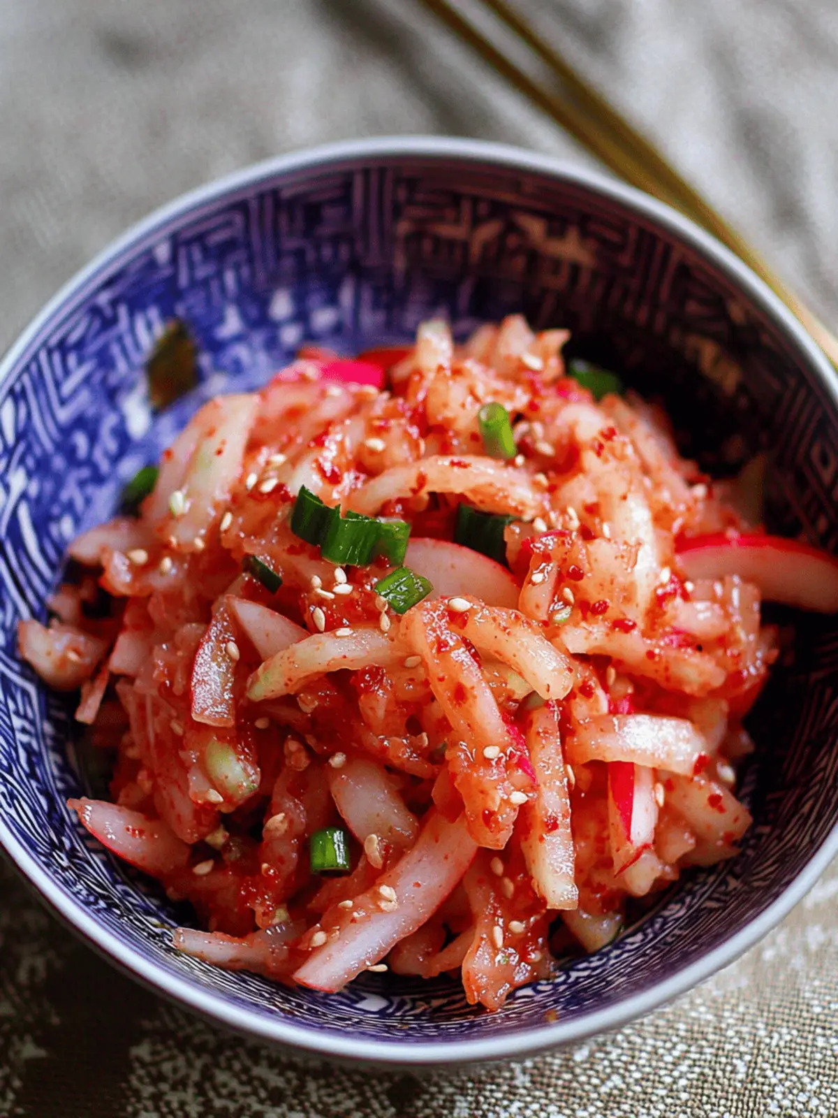 Korean Style Radish Salad