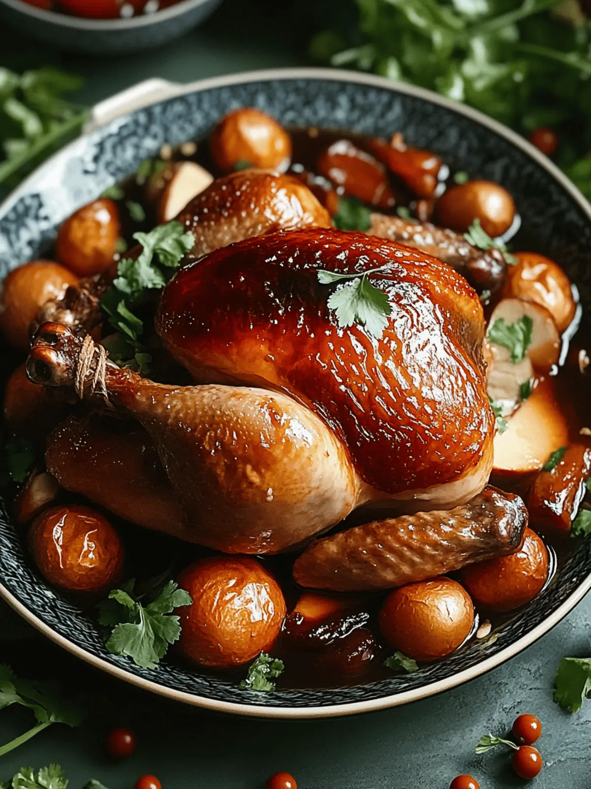 Savory Shandong Roast Chicken with Tangy Black Vinegar Sauce 4 Shandong Roast Chicken