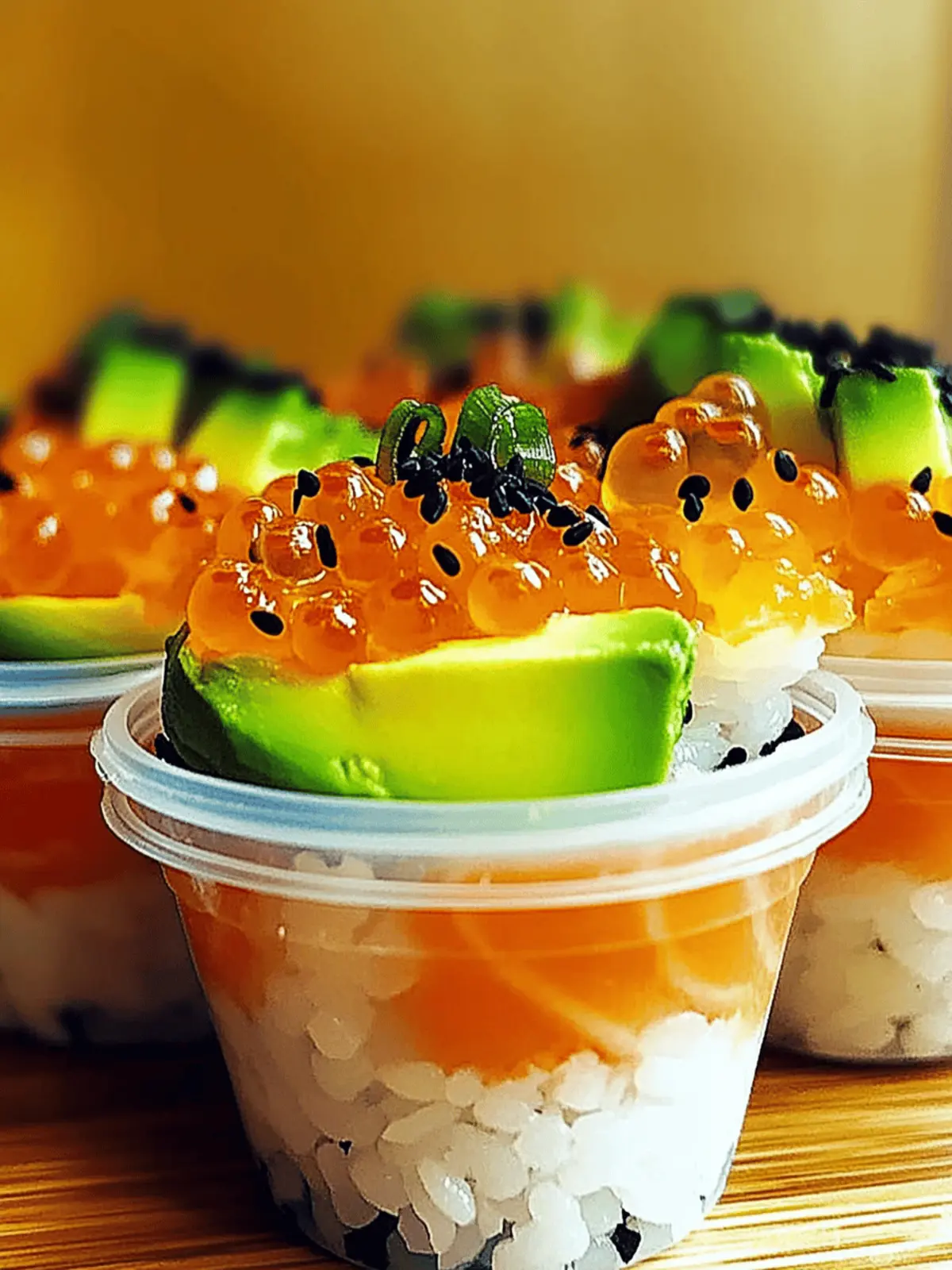 Sushi Cups