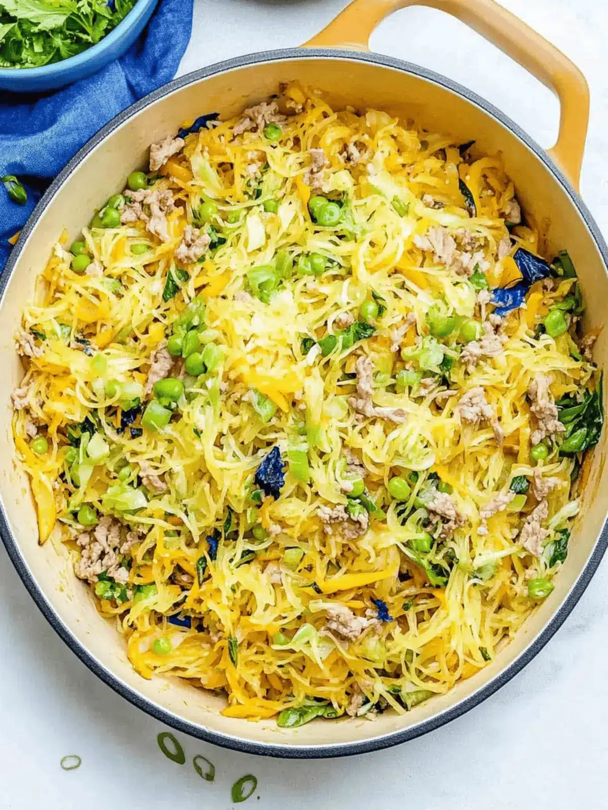 Spaghetti Squash Chow Mein
