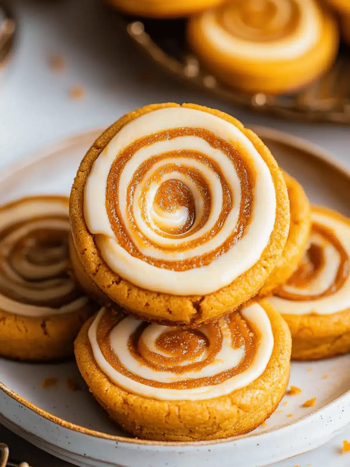 Pumpkin Butter Cheesecake Cookies