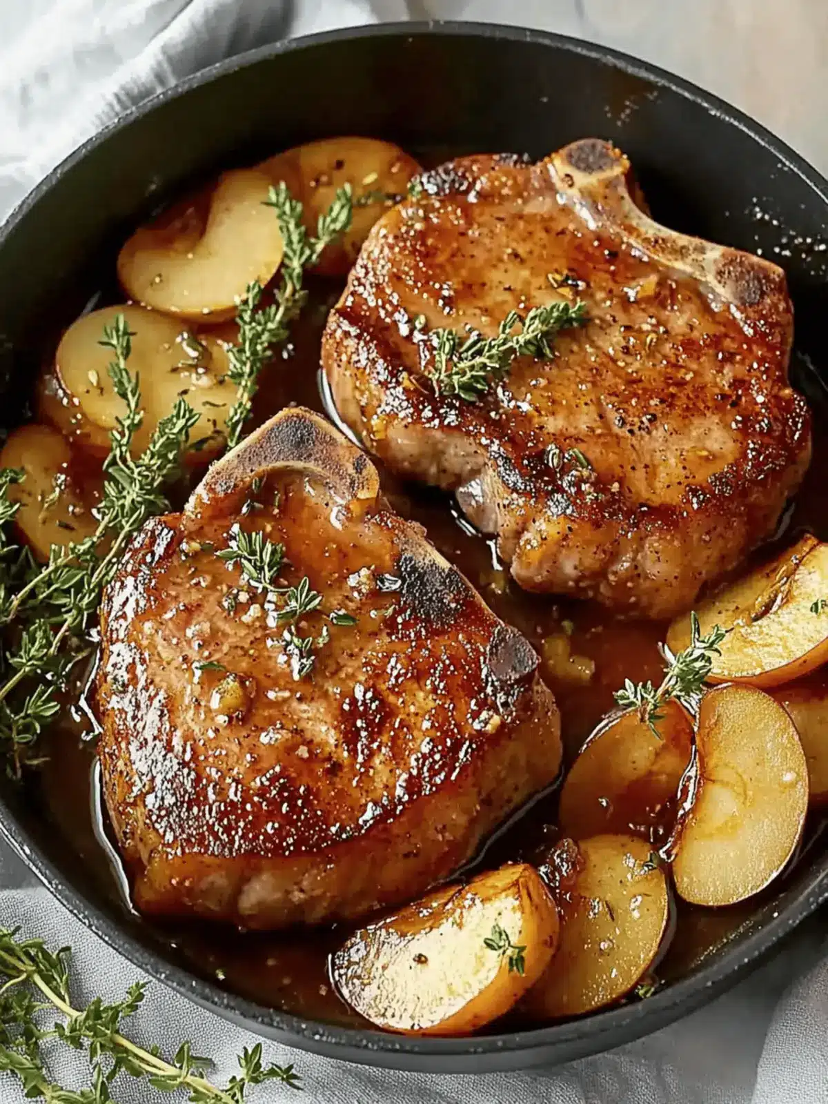 Apple Butter Pork Chops