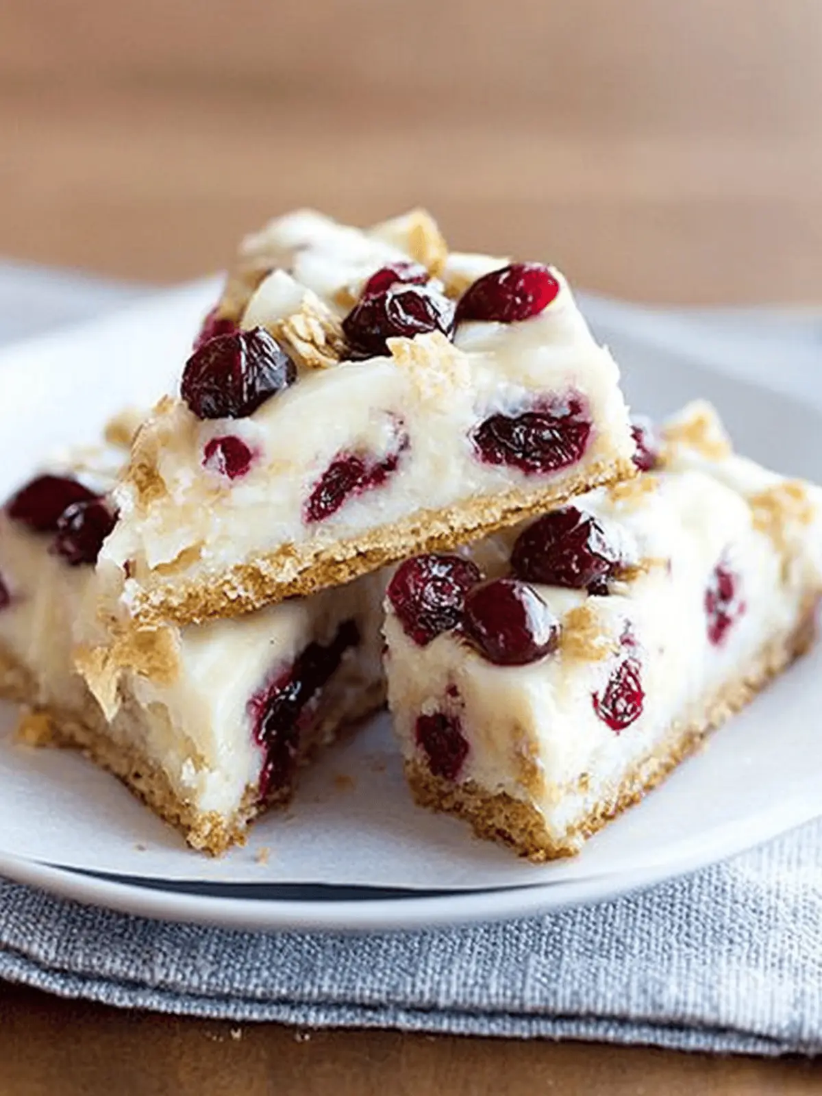 Cranberry Bliss Bars